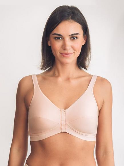 Royce Comfi Front Fastening Bra, Blush, Blush