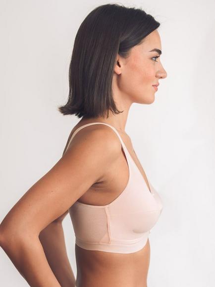 Royce Comfi Front Fastening Bra, Blush - view 2, Blush