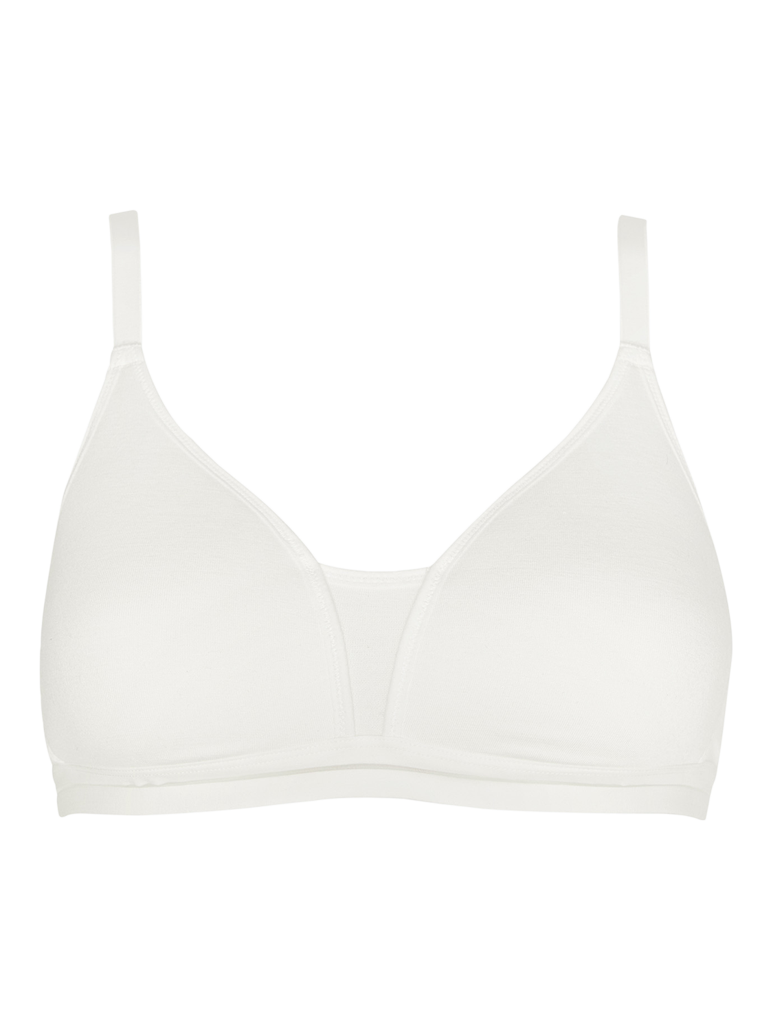 Product image 3 of 7, which shows Royce Posie T-Shirt Bras, Pack of 2, Blush/White, 28A