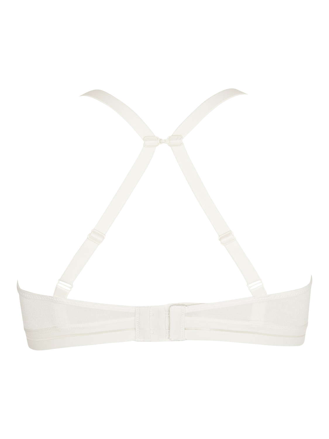 Product image 5 of 7, which shows Royce Posie T-Shirt Bras, Pack of 2, Blush/White, 28A