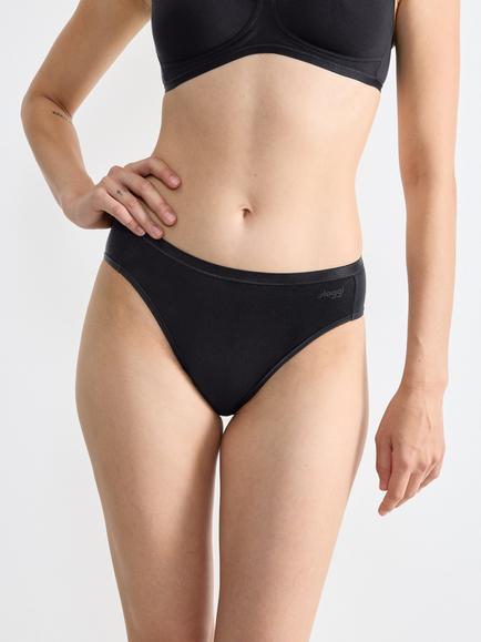 sloggi Go Daily Cotton Tai Briefs, Pack of 3 - view 2, Black