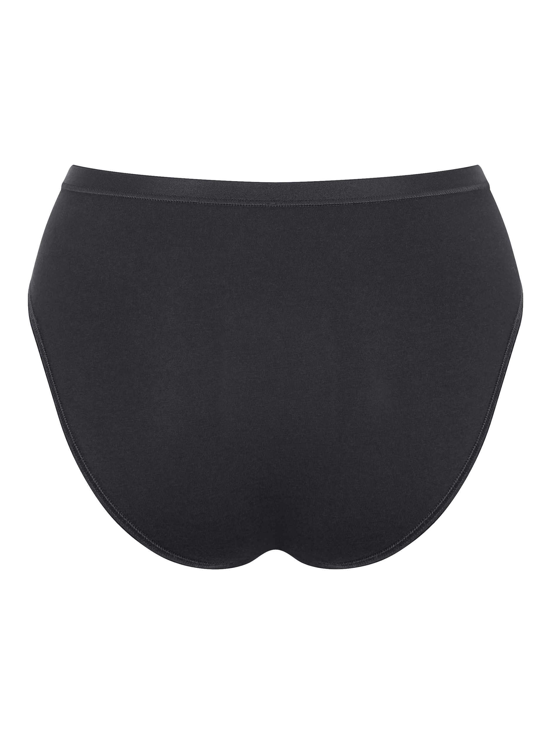 Product image 7 of 7, which shows sloggi Go Daily Cotton Tai Knickers, Pack of 3, Black, S