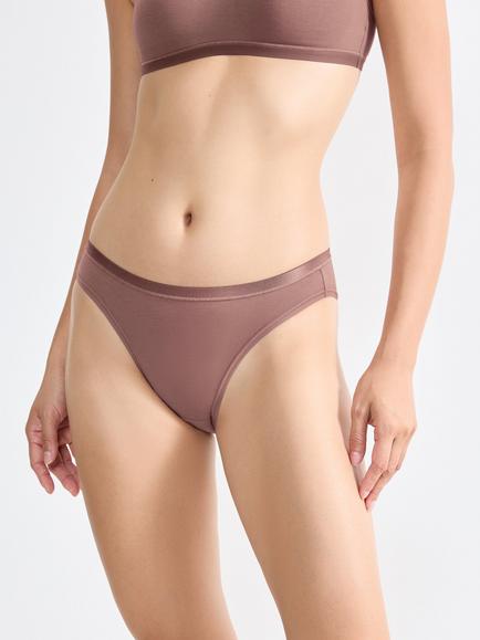 sloggi Go Daily Cotton Bikini Knickers, Pack of 3 - view 2, Cacao