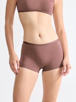 sloggi Go Daily Cotton Short Knickers, Pack of 3 - view 2, Cacao
