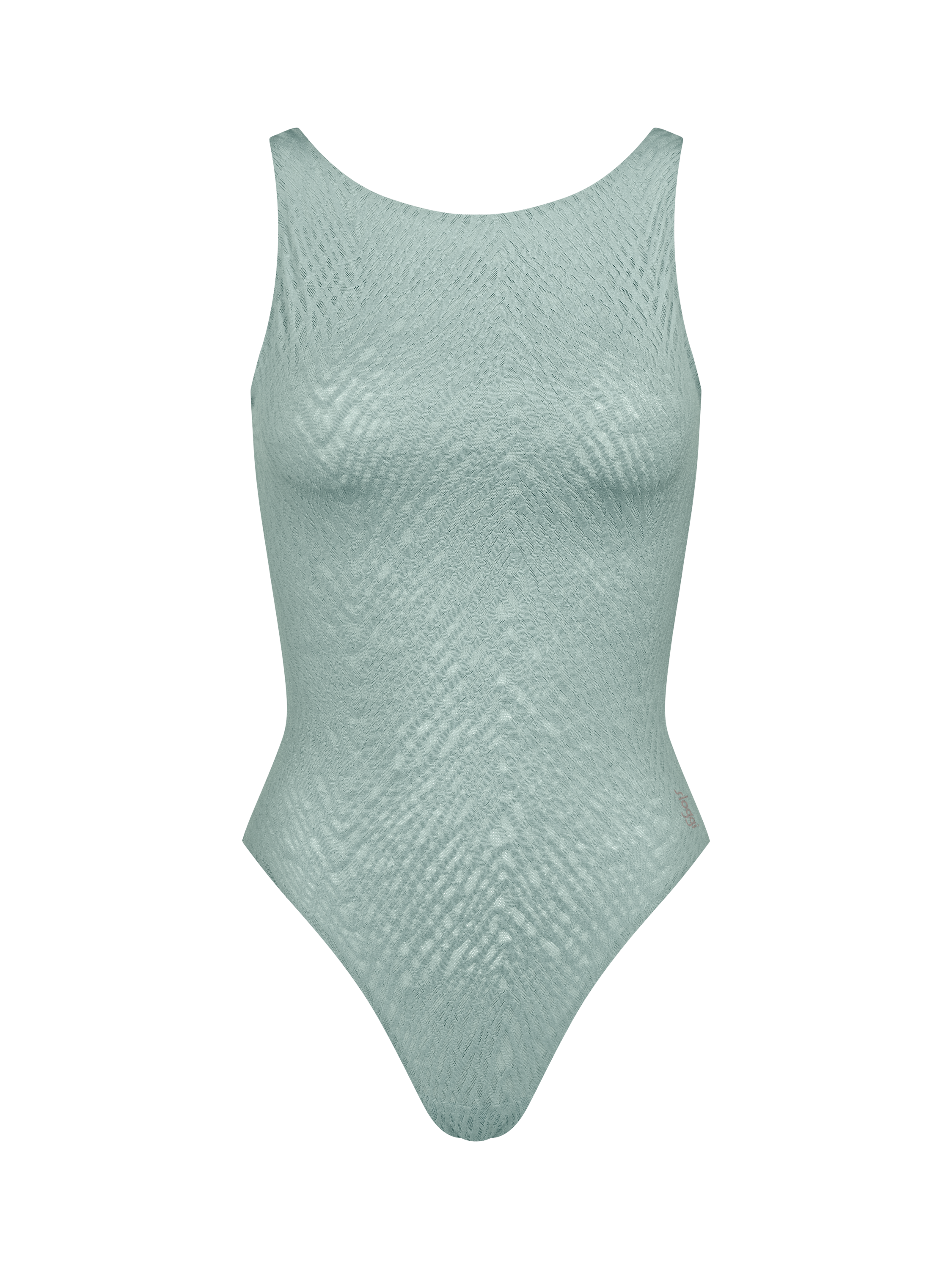Product image 5 of 8, which shows sloggi ZERO Feel Bliss Body, Black, Misty Turquoise, S