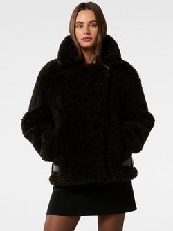 Forever New Belle Aviator Jacket, Grey - view 2, Grey