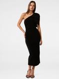 Forever New Jade Bow Bondycon Midi Dress, Black