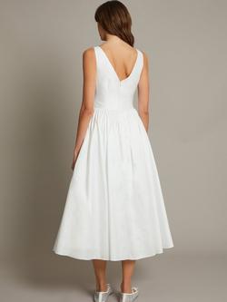 Monsoon Colette Flared Wedding Dress, Ivory - view 2, Ivory