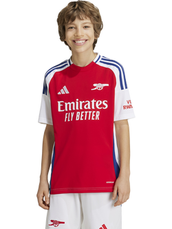 adidas Kids' Arsenal Home Jersey, Red/White, Red/White