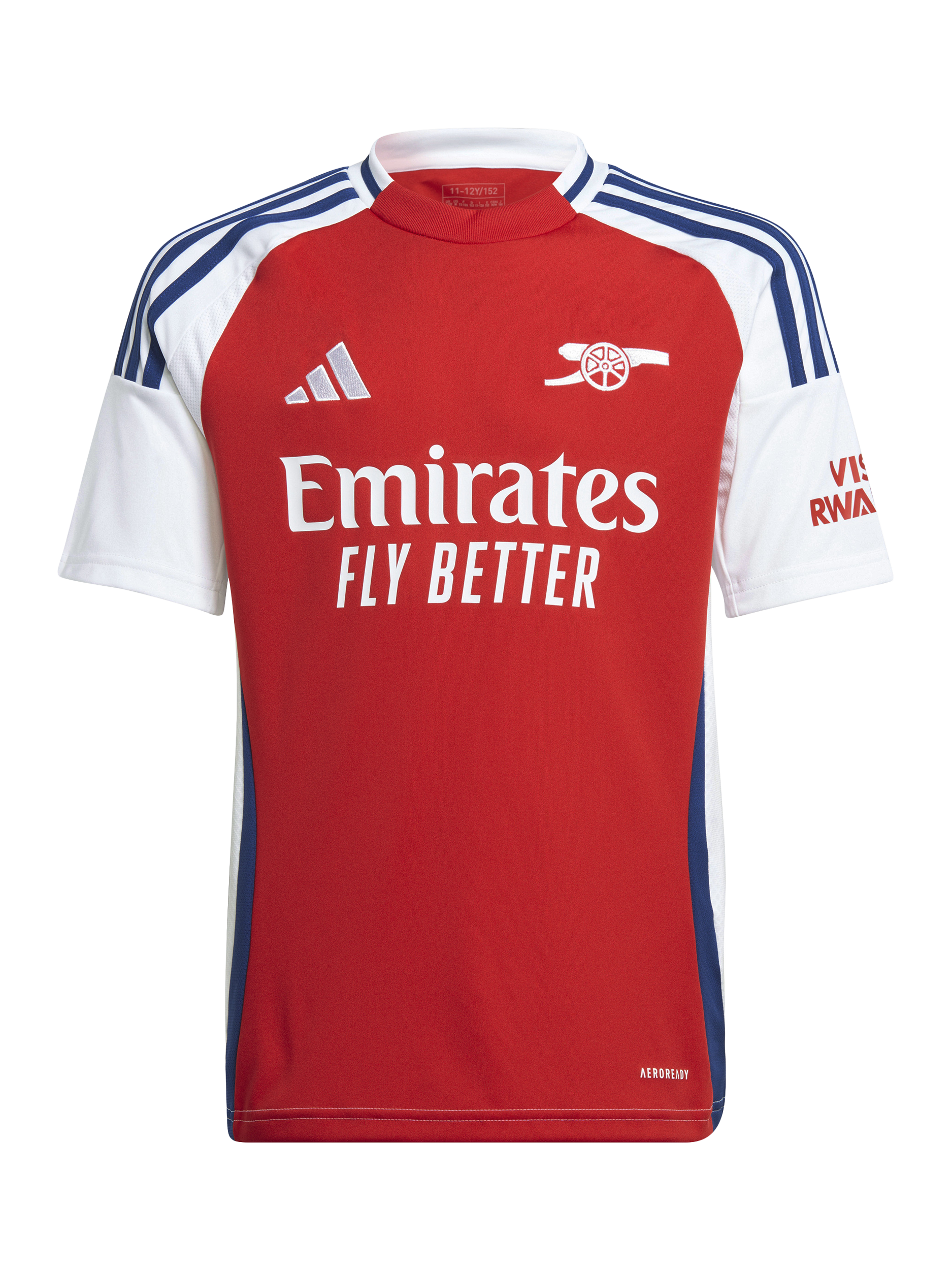 Product image 6 of 7, which shows adidas Kids' Arsenal Home Jersey, Red/White, 7-8 years
