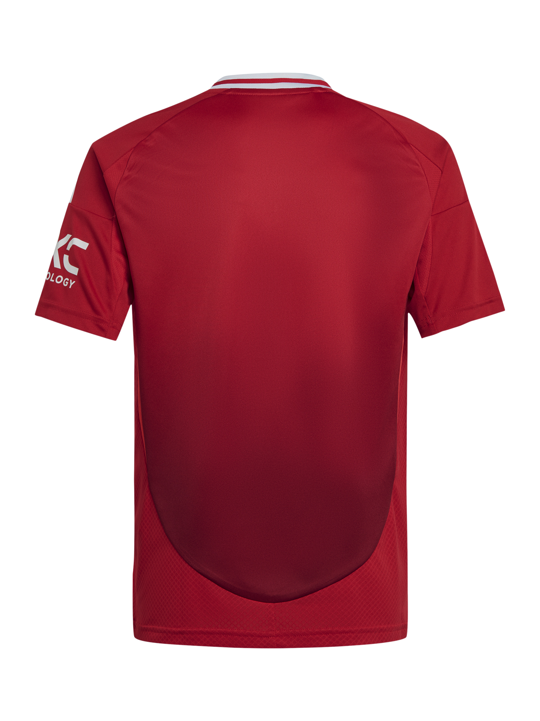 Product image 5 of 5, which shows adidas Kids' Manchester United Football Club Home Jersey Top, Red, 7-8 years