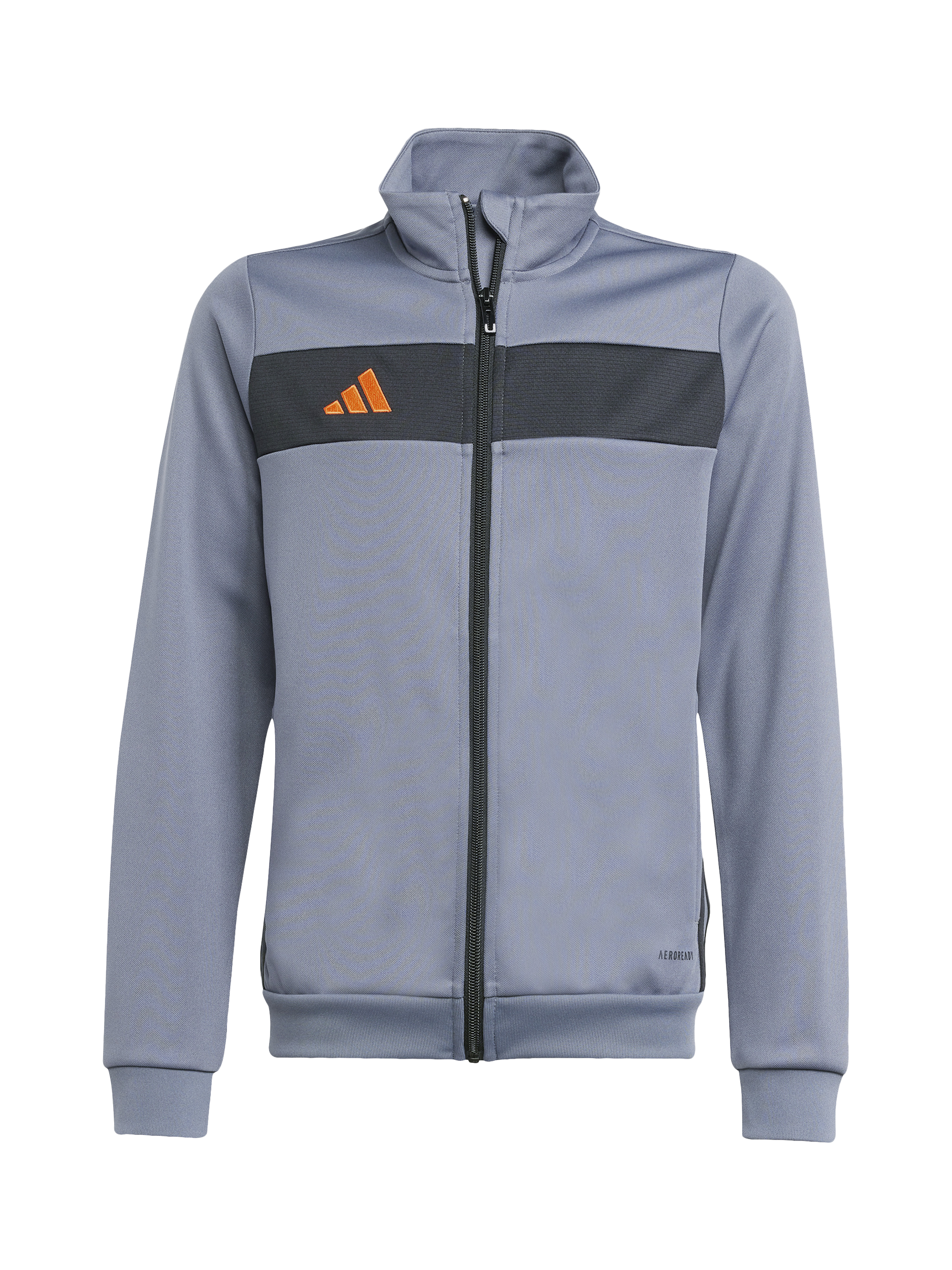 Product image 7 of 8, which shows adidas Kids' Tiro Tracksuit, Onix/Orange, 7-8 years