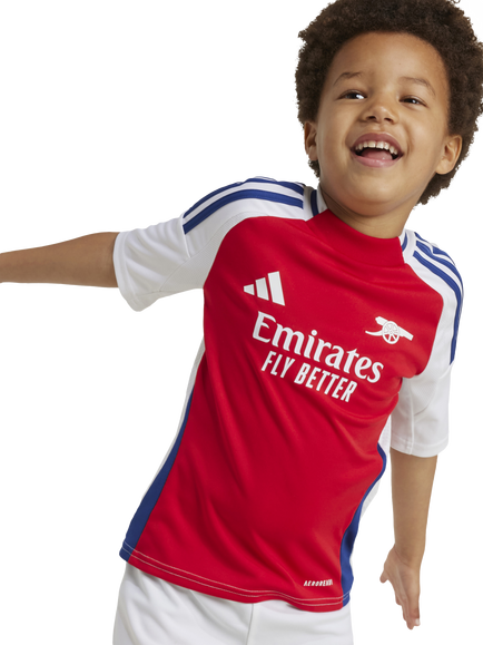 adidas Kids' Arsenal Home Kit, Red/White, Red/White