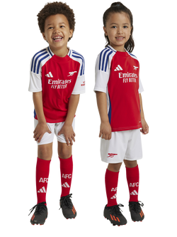 adidas Kids' Arsenal Home Kit, Red/White - view 2, Red/White