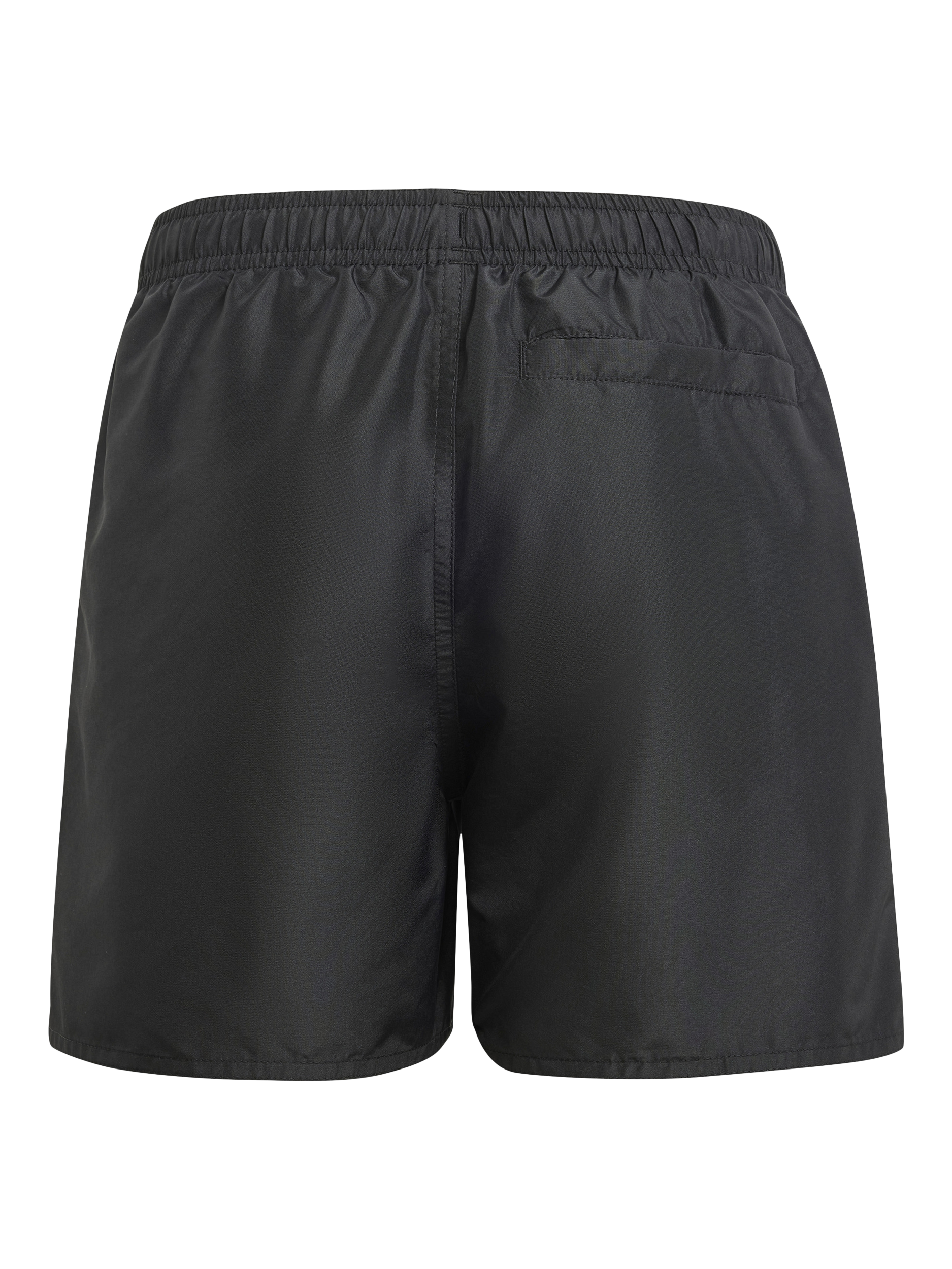 Product image 5 of 5, which shows adidas Kids' Solid Swim Shorts, Black/White, 5-6 years