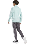adidas Kids' Tiberio Tracksuit, Aqua/White