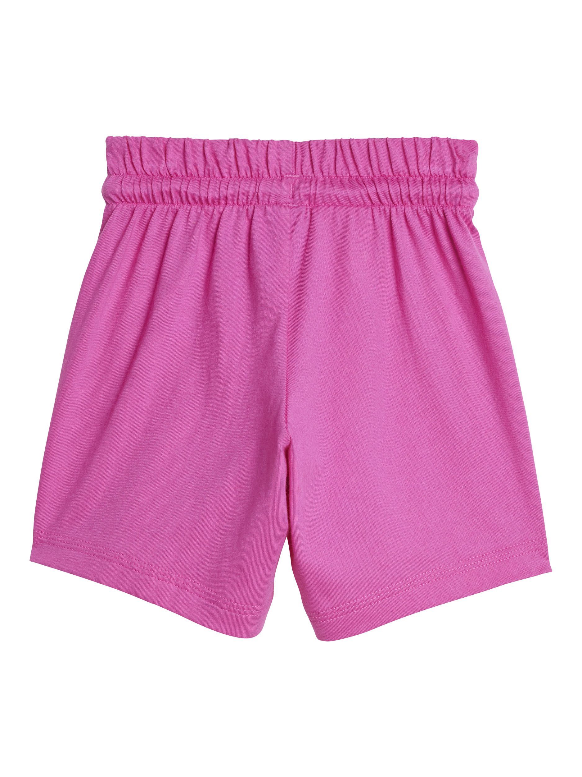 Product image 4 of 4, which shows adidas Baby 3 Stripes T-Shirt and Shorts Set, White/Pink, 9-12 months