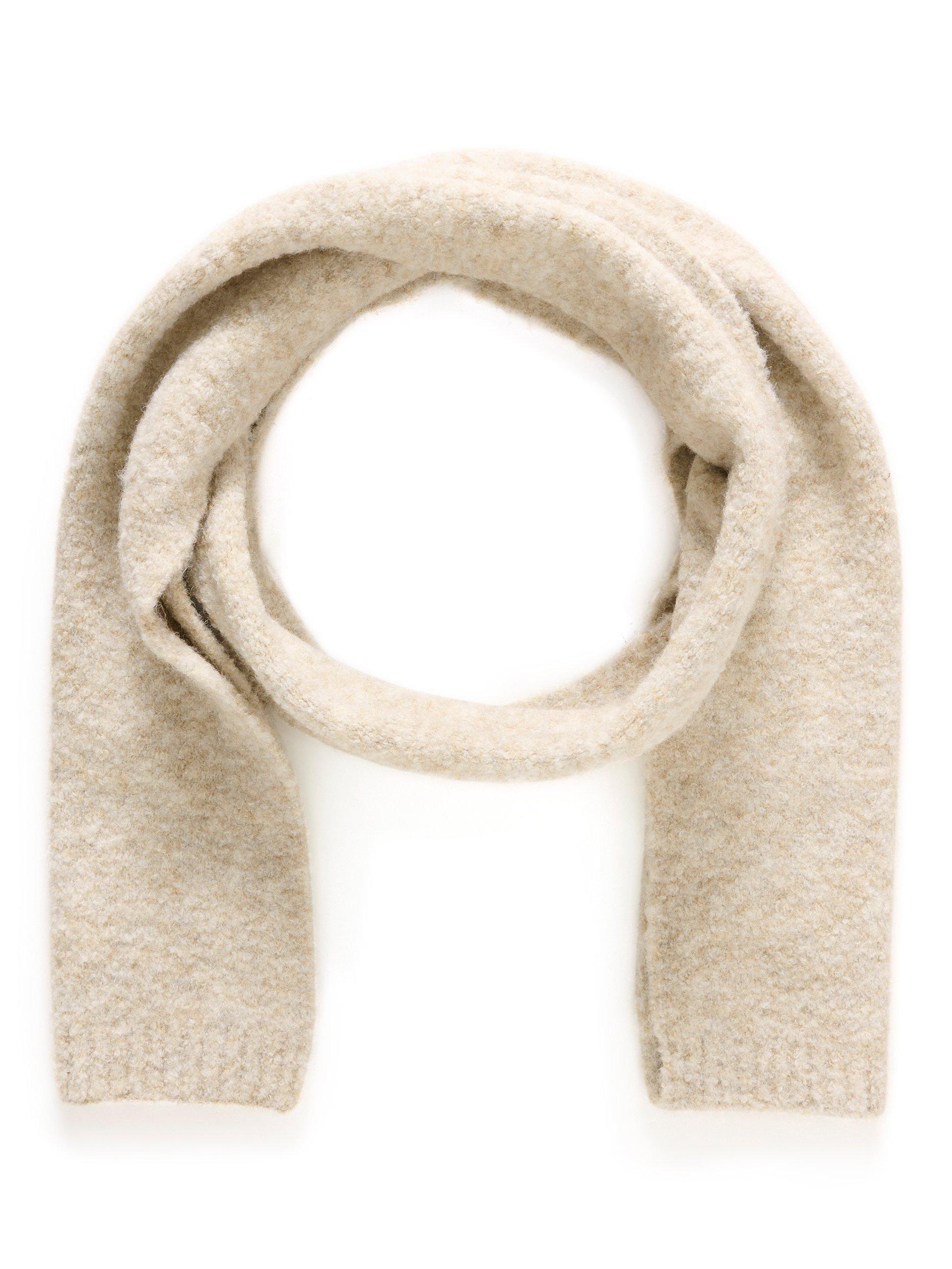 Product image 1 of 4, which shows Saint Tropez Agita Textured Scarf, Grey Melange, One Size