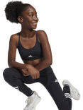 adidas Kids' Essentials Sports Bra, Black/White