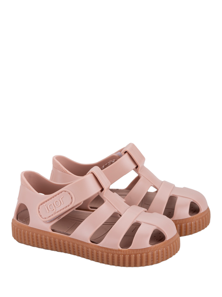 IGOR Kids' Nico Caramelo Jelly Sandals, Pink - view 2, Pink