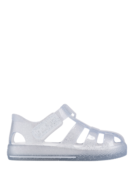 IGOR KIds' Star Jelly Sandals, Clear Glitter, Clear Glitter