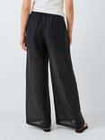 John Lewis ANYDAY Plain Sheer Trousers, Black