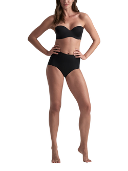 Bye Bra Smooth Essentials Mid Waist Knickers, Pack of 2 - view 2, Black