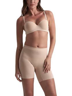 Bye Bra Smooth Essentials Mid Waist Short Knickers, Beige, Beige