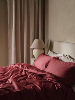Bedfolk Luxe Cotton Bedding, Wine