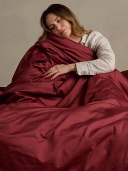 Bedfolk Luxe Cotton Bedding - view 2, Wine