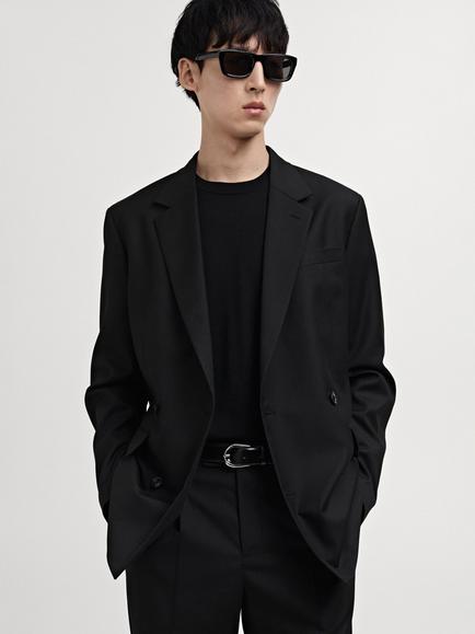 Mango Boston Blazer, Black, Black