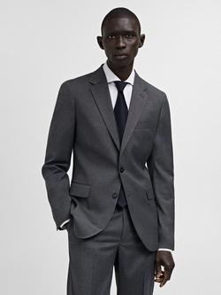 Mango Milan Blazer, Grey, Grey