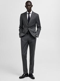 Mango Milan Blazer, Grey - view 2, Grey