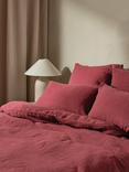 Bedfolk 100% Linen Bedding, Wine