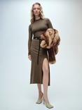 Mango Percebes Fine Knit Jumper Dress