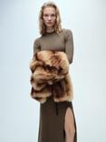 Mango Percebes Fine Knit Jumper Dress