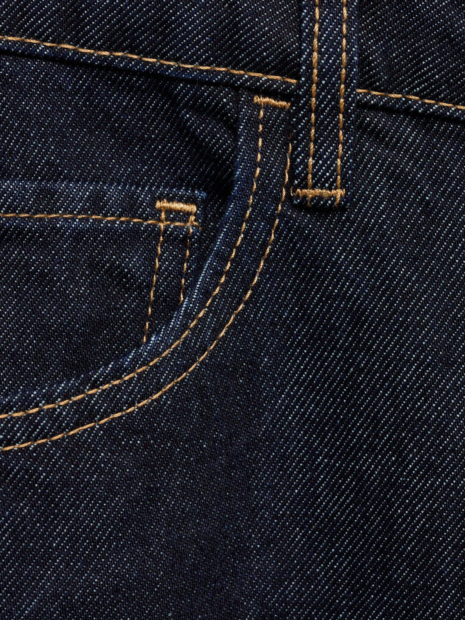 Product image 5 of 8, which shows Mango Danila Wide Leg Jeans, Open Blue, 10