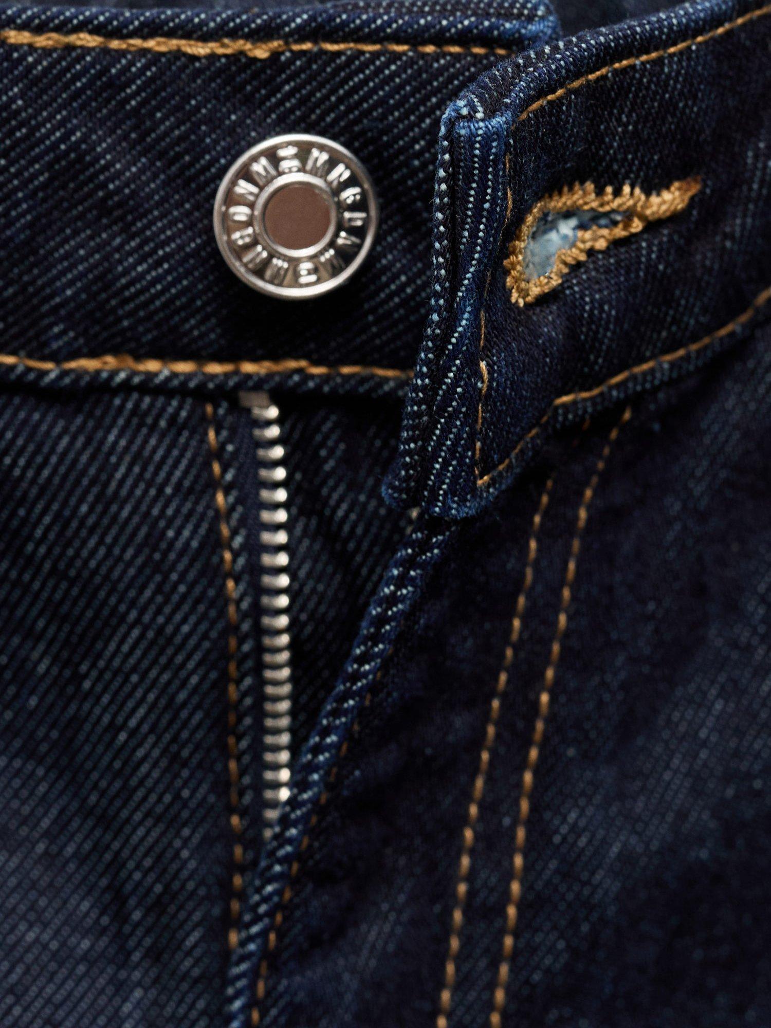 Product image 8 of 8, which shows Mango Danila Wide Leg Jeans, Open Blue, 10