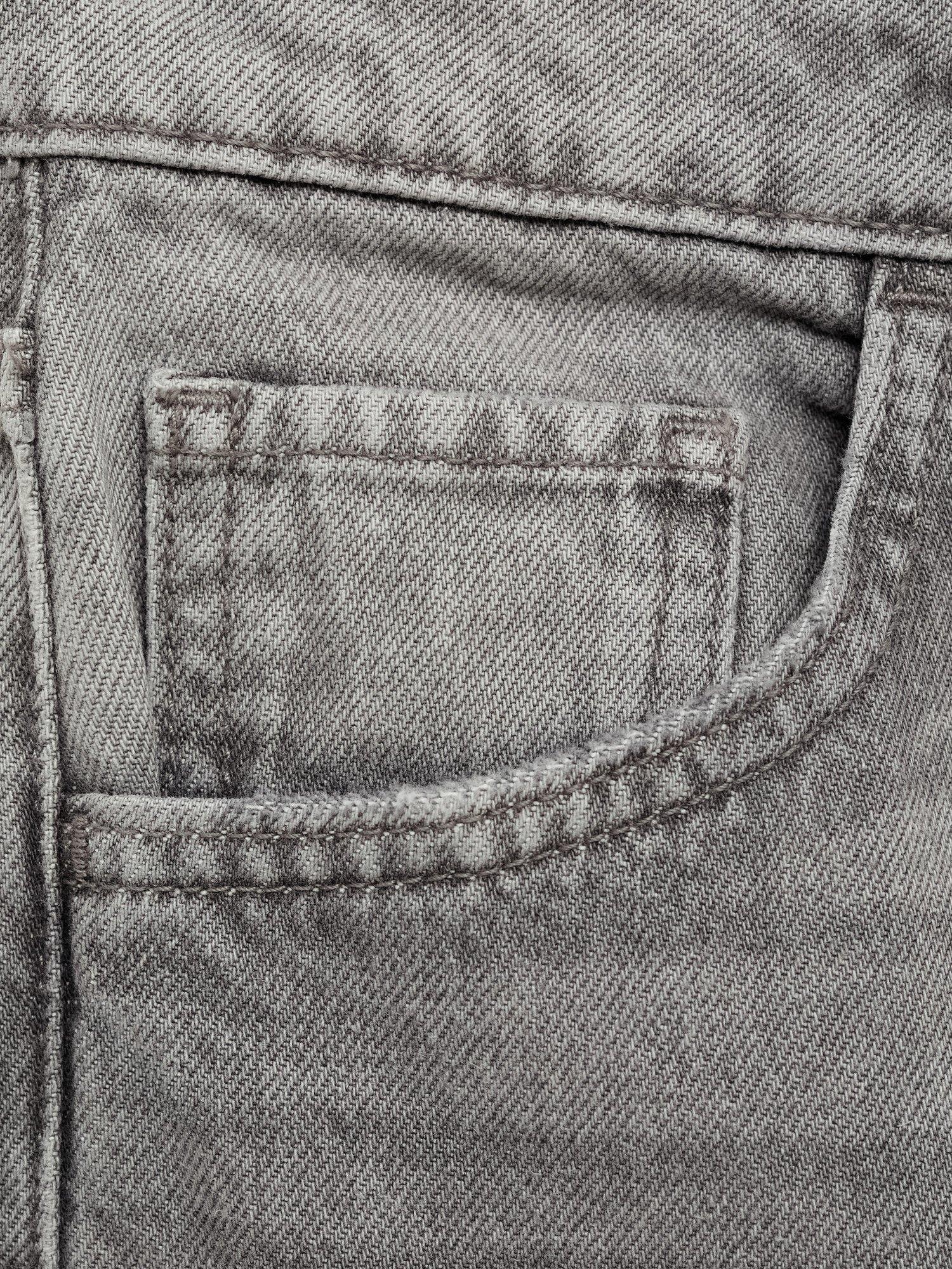 Product image 6 of 6, which shows Mango Danila Wide Leg Jeans, Dark Grey, 10
