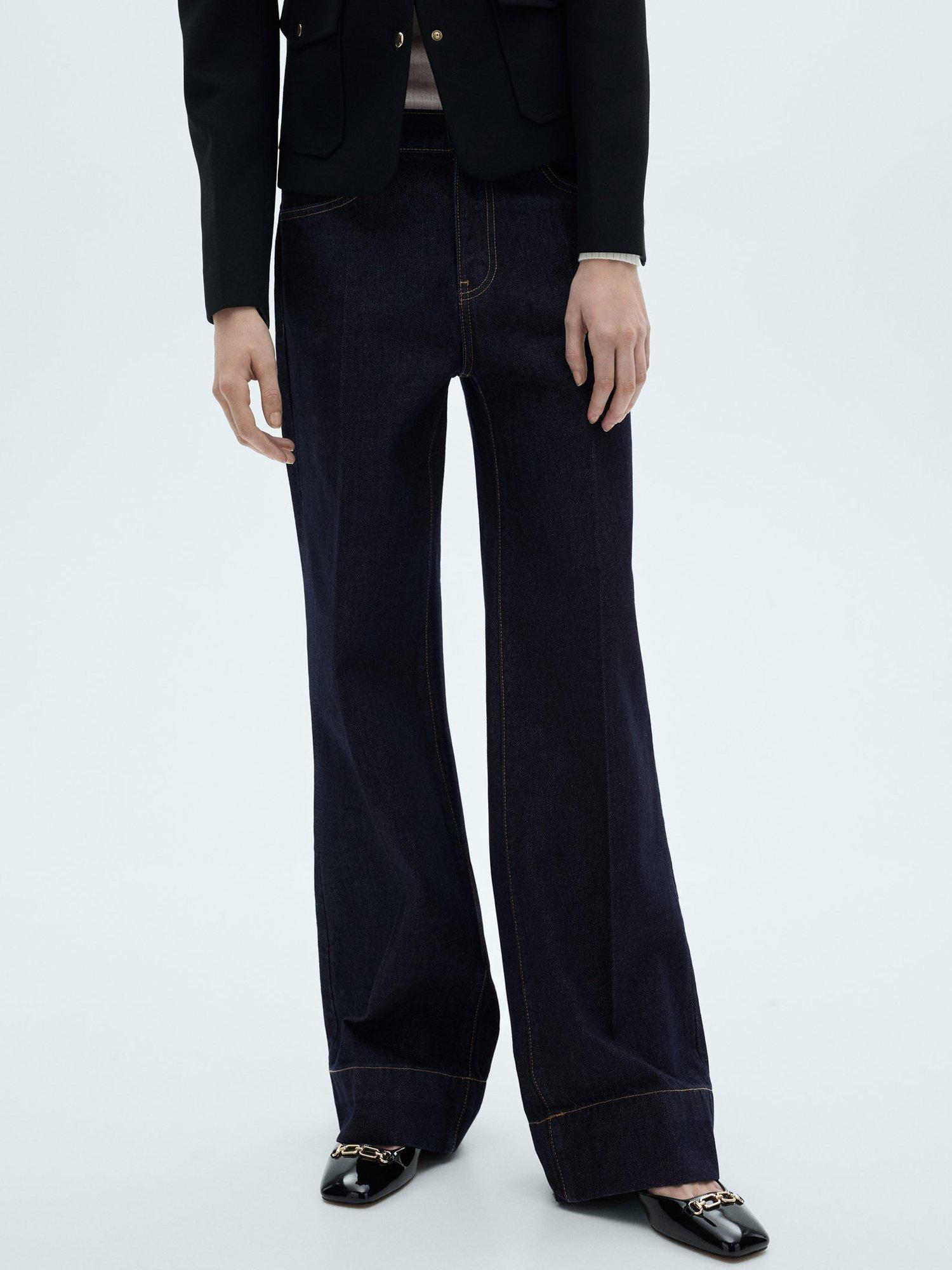 Mango Layla Jeans, Open Blue