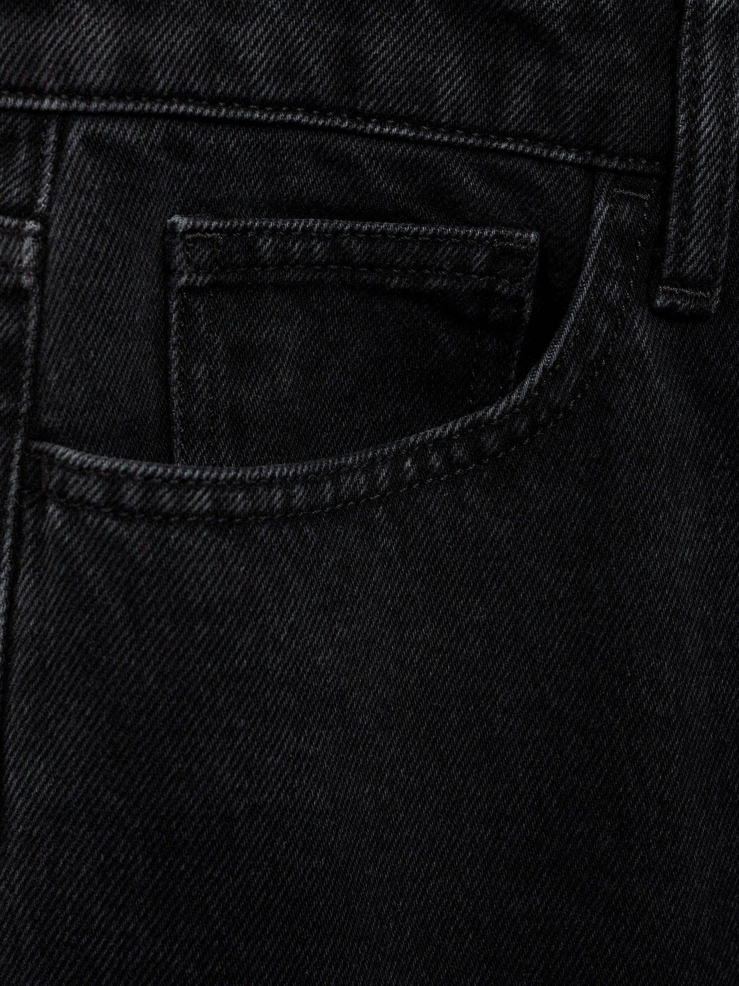 Product image 5 of 8, which shows Mango Matilda Straight Jeans, Open Grey, 4