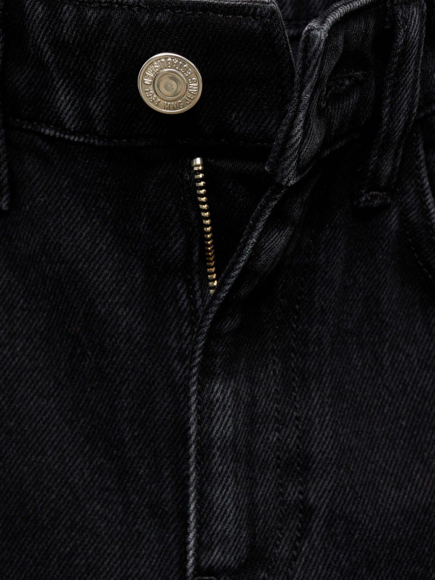 Product image 8 of 8, which shows Mango Matilda Straight Jeans, Open Grey, 4