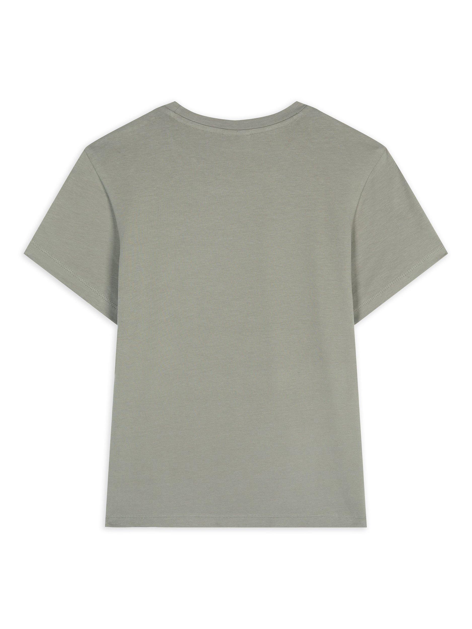 Product image 2 of 4, which shows Chelsea Peers Mini Logo Organic Cotton Rich T-Shirt, Green, 6