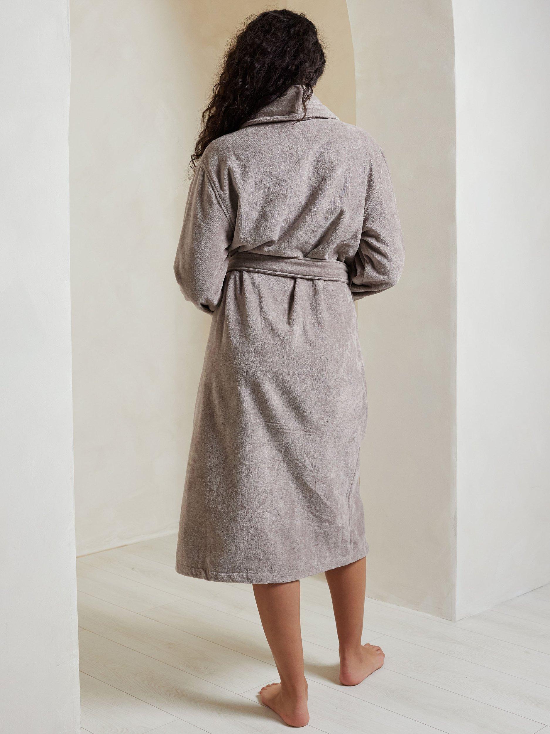 Product image 4 of 5, which shows Chelsea Peers Towelling Dressing Gown, Camel, 6-8