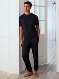 Chelsea Peers Crew Neck T-Shirt & Bottoms Pyjama Set, Navy