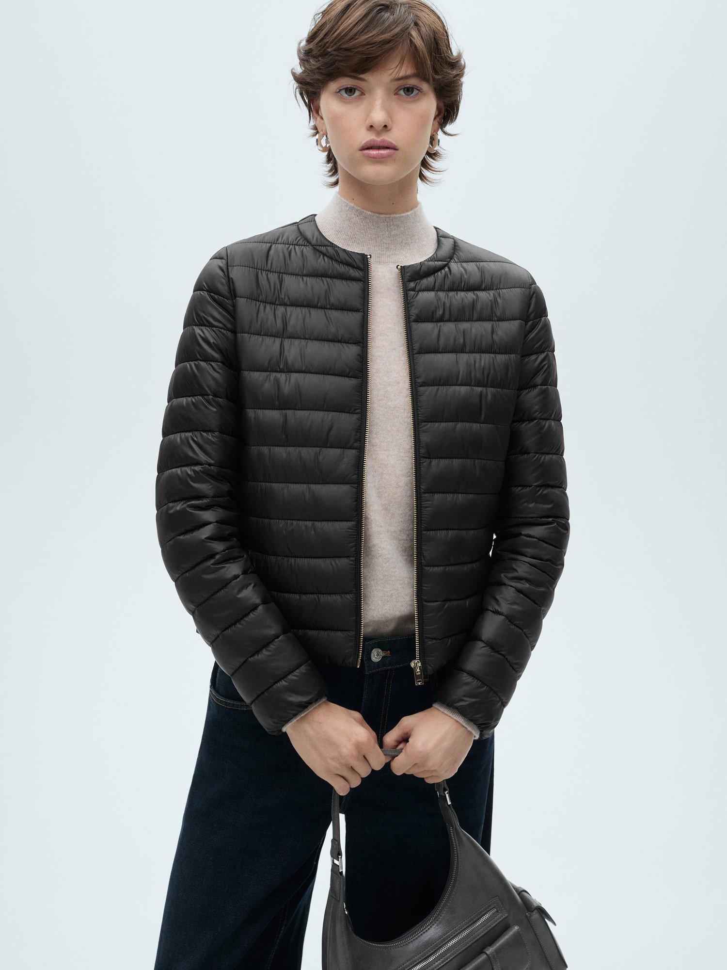 Mango Blandi Water Repellent Quilted Jacket
