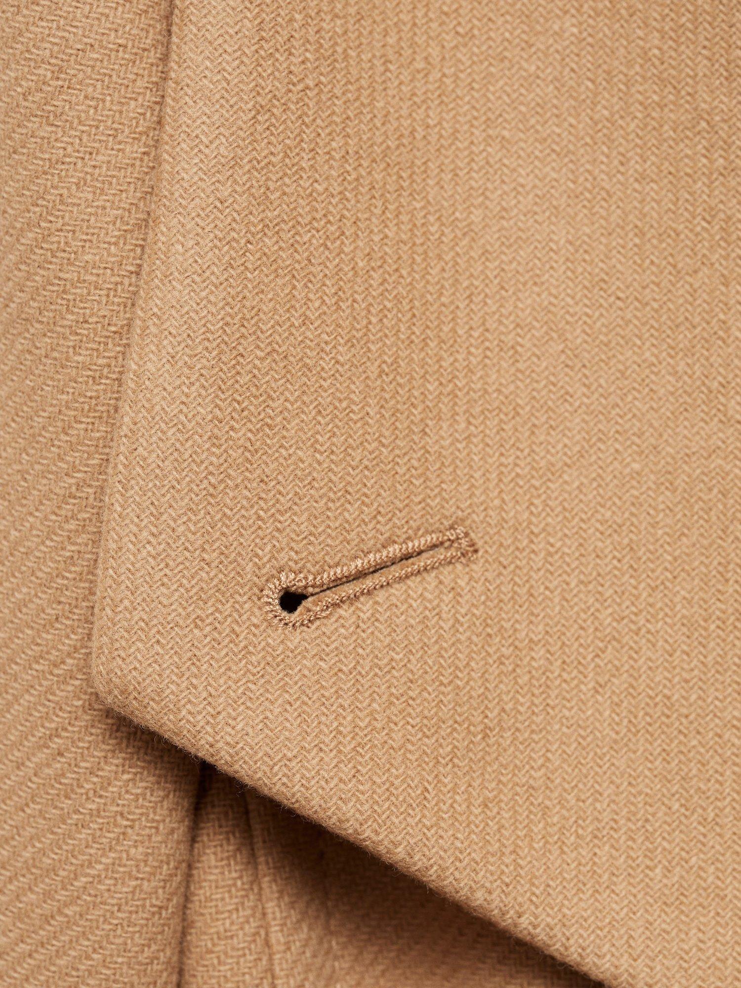 Product image 5 of 9, which shows Mango Sirenita Wool Rich Coat, Medium Brown, L