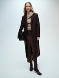Mango Pulguita Wrap Lapel Neck Jumper