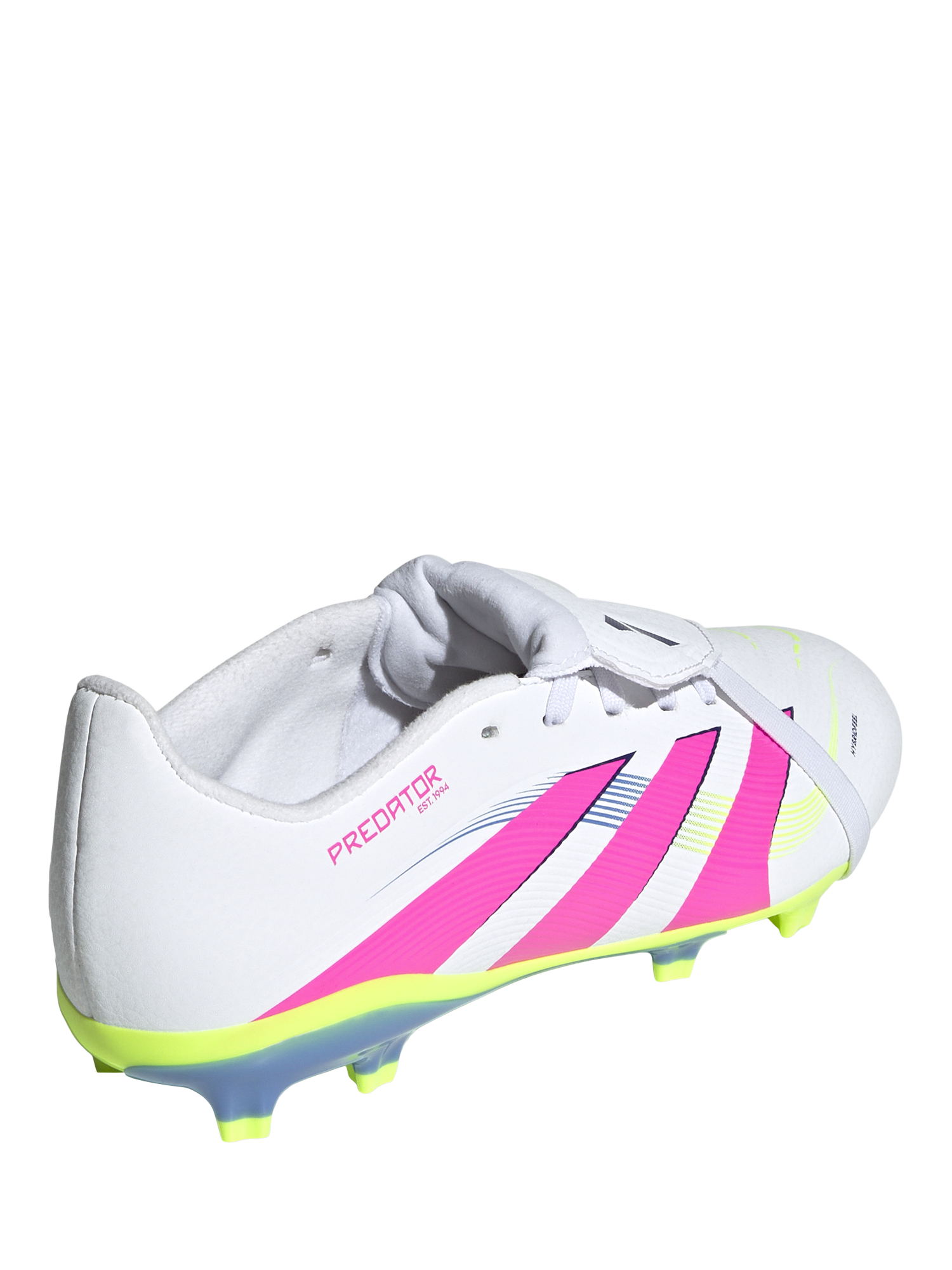 Product image 3 of 5, which shows adidas Kids' Predator League Football Boots, White/Pink, 10 Jnr