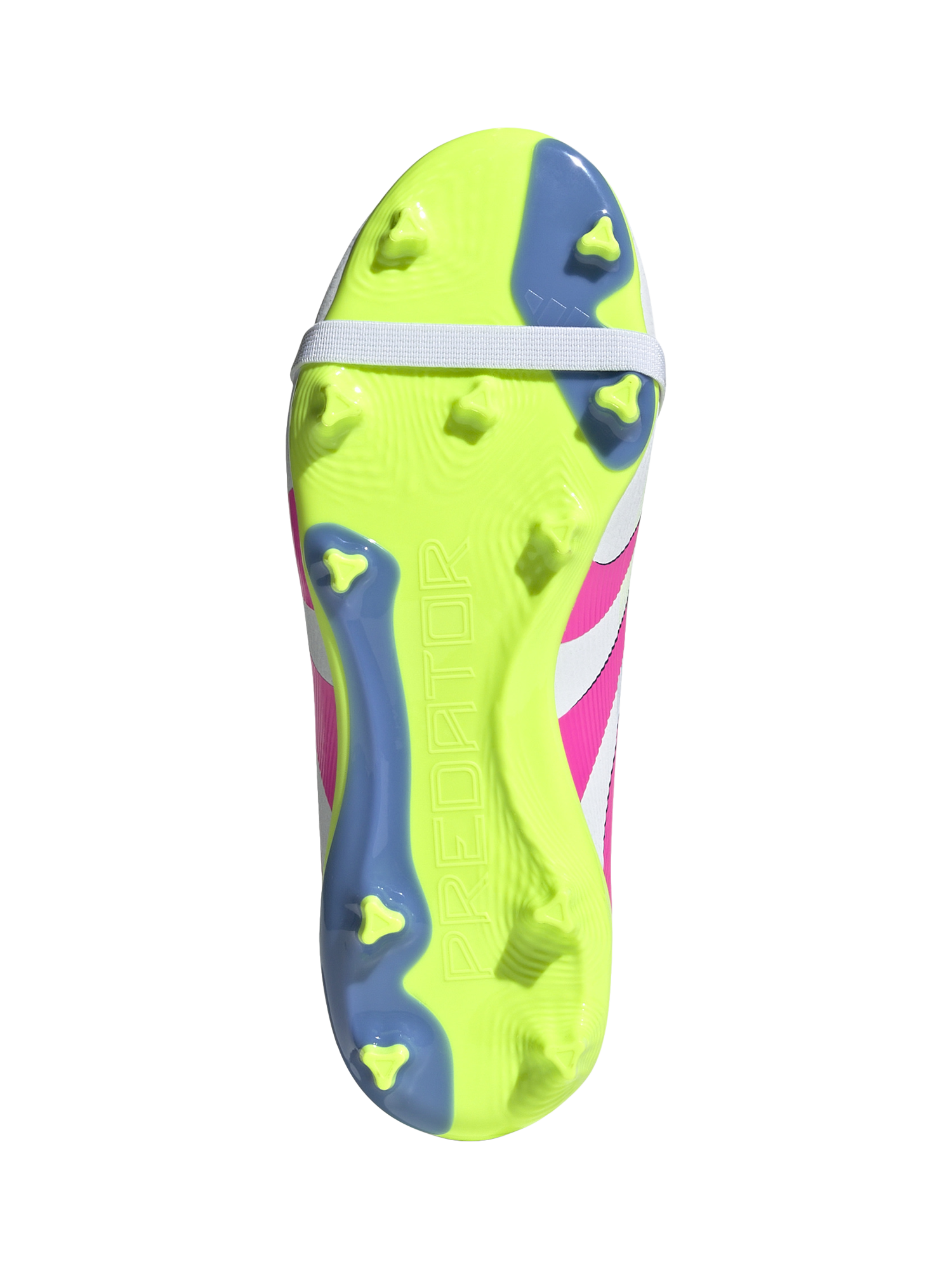 Product image 4 of 5, which shows adidas Kids' Predator League Football Boots, White/Pink, 10 Jnr